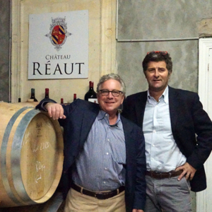 Photo of Doug Rosen and Yannick Evenouat Château Réaut in Bordeaux, France